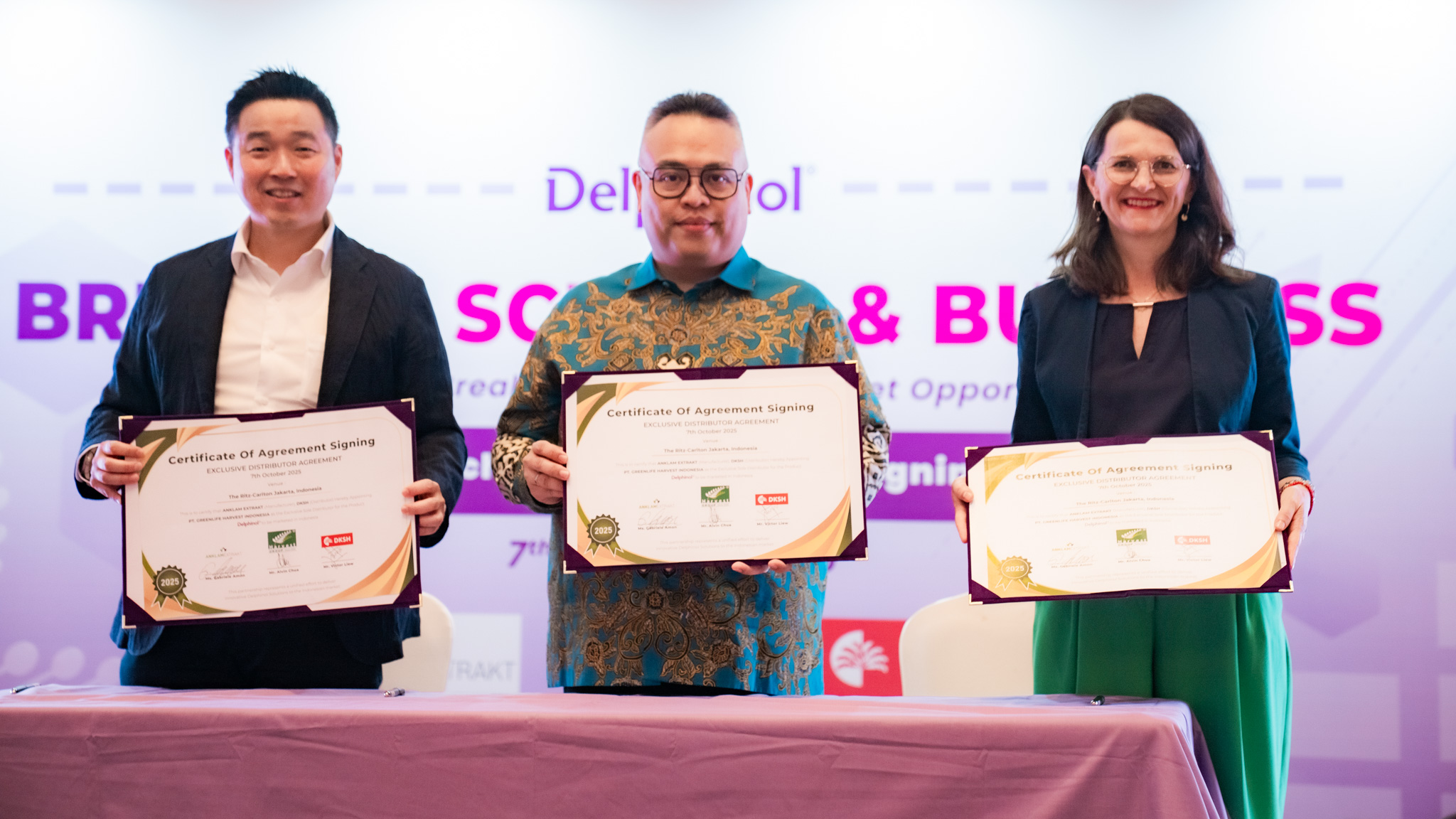 Harvest Group Indonesia meresmikan Delphinol