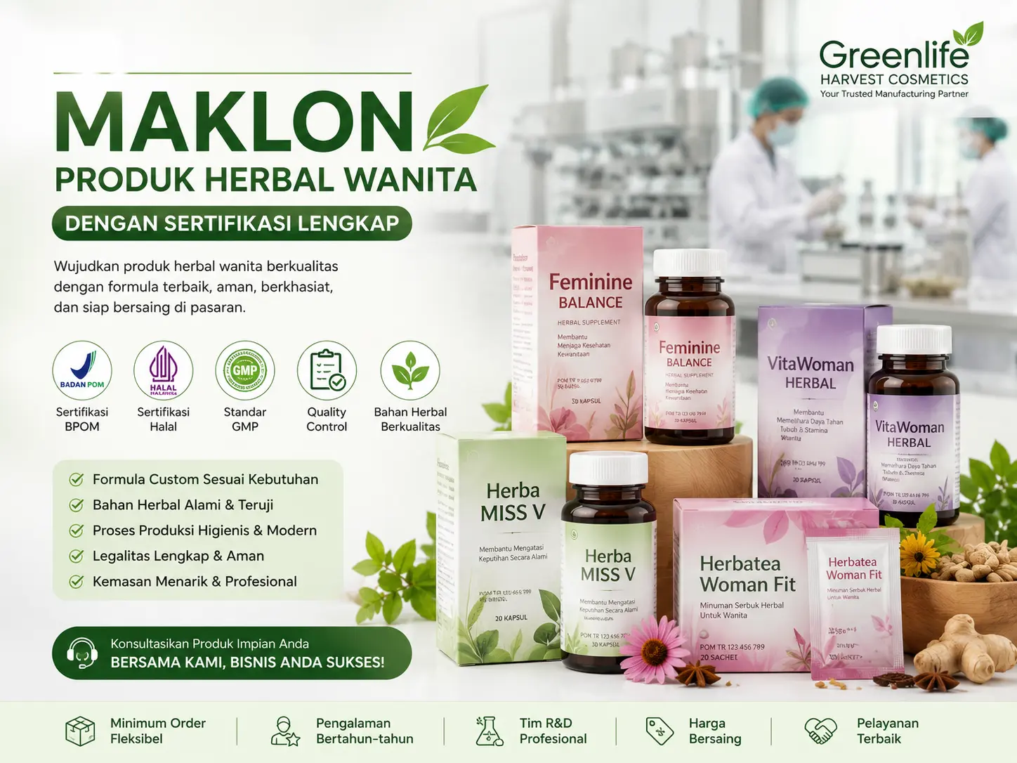 jasa maklon produk herbal wanita