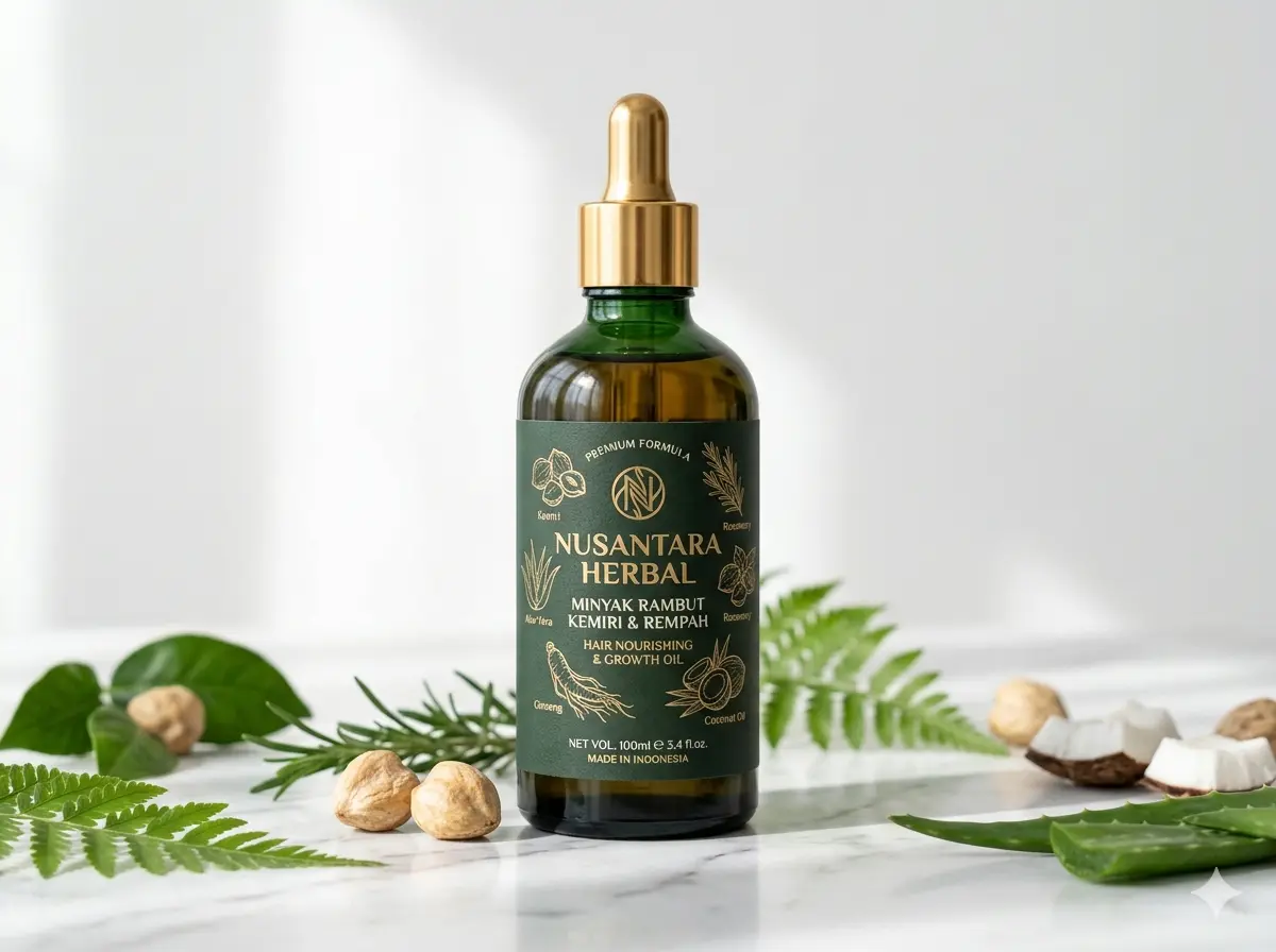 maklon minyak rambut herbal