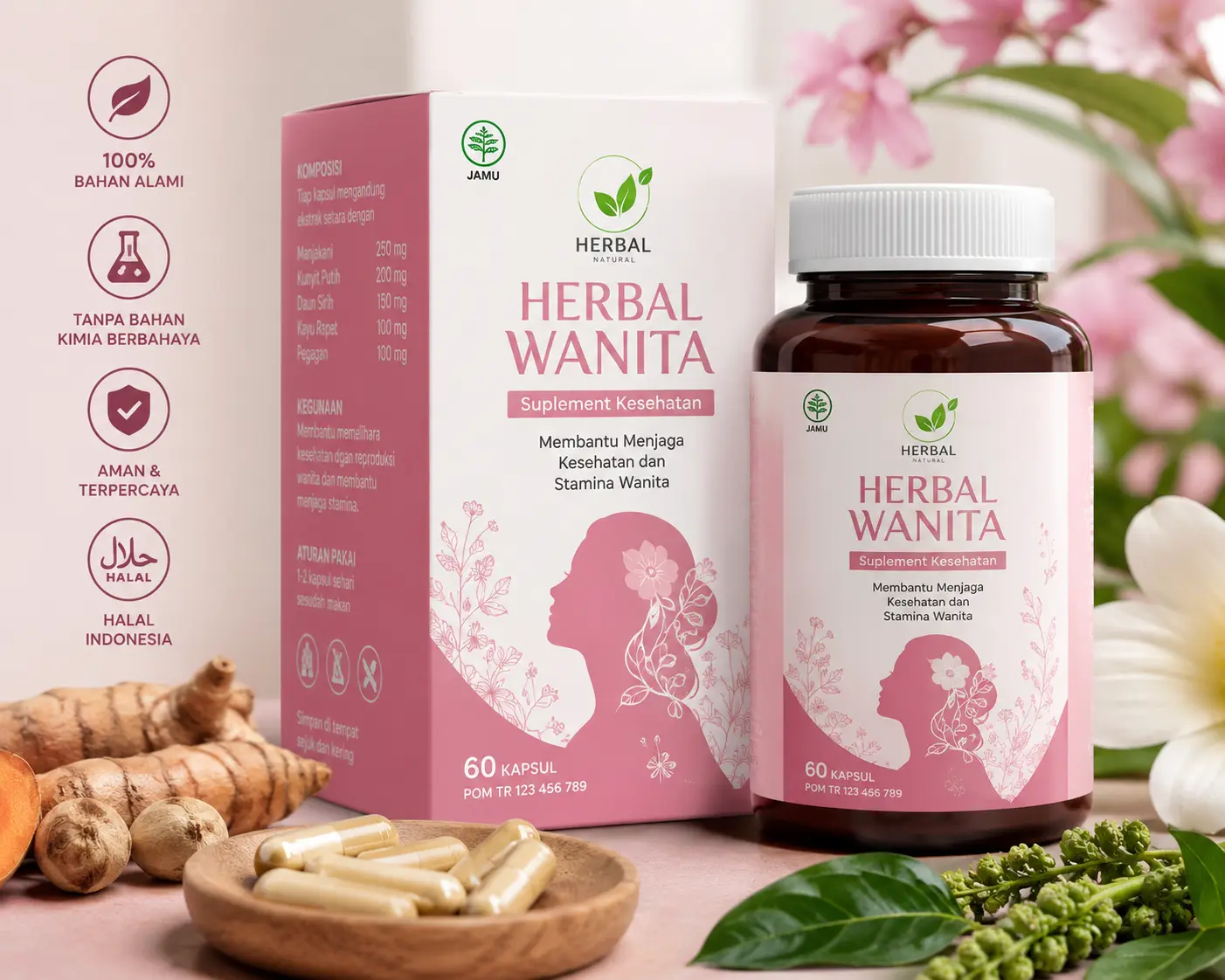 maklon herbal wanita